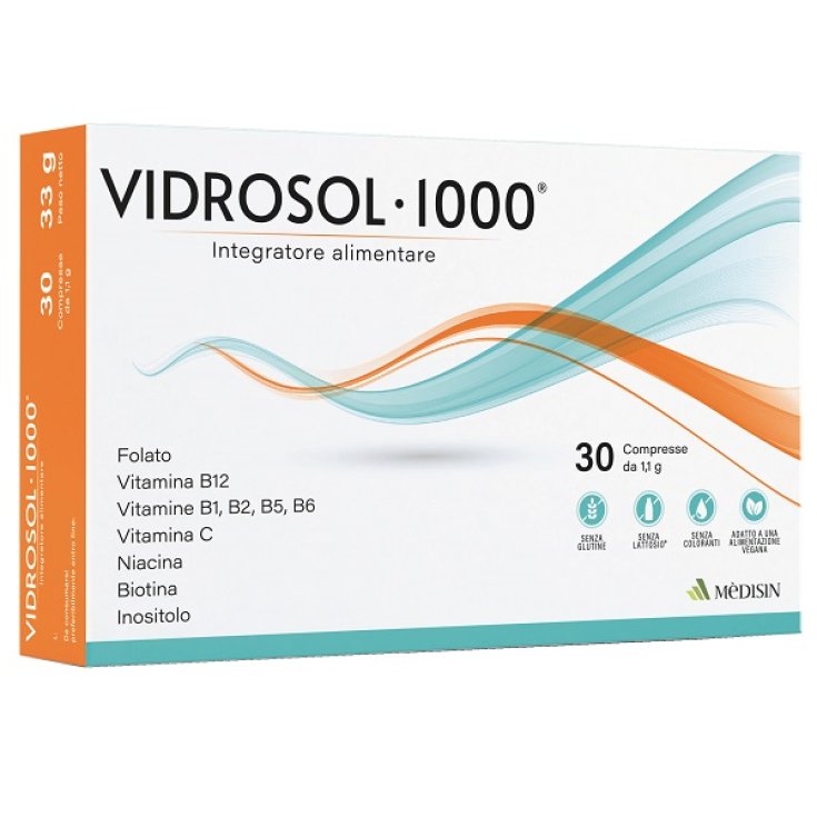 VIDROSOL 1000 30CPR