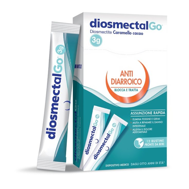 diosmectalGo Caramello Cacao 12 Stick