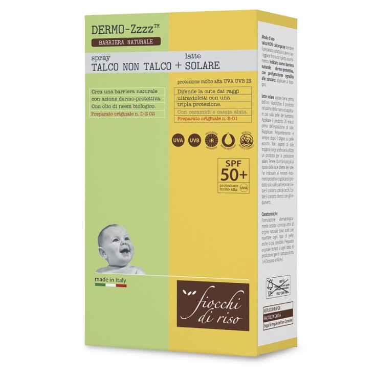 Talco Spray + Latte Solare SPF50+ Fiocchi di Riso