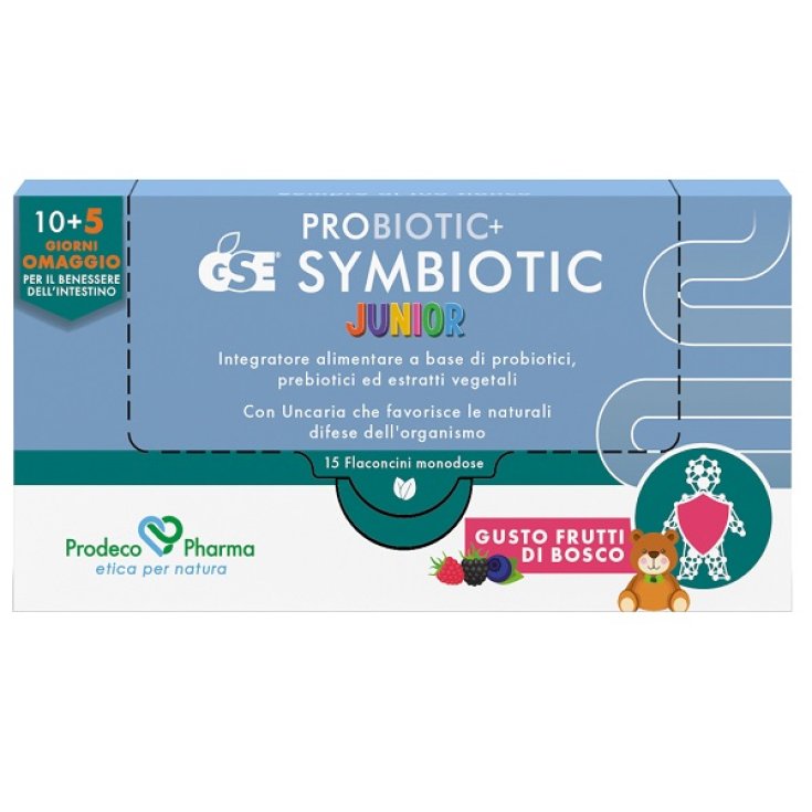 GSE Symbiotic Junior Probiotic+ 15 Flaconcini