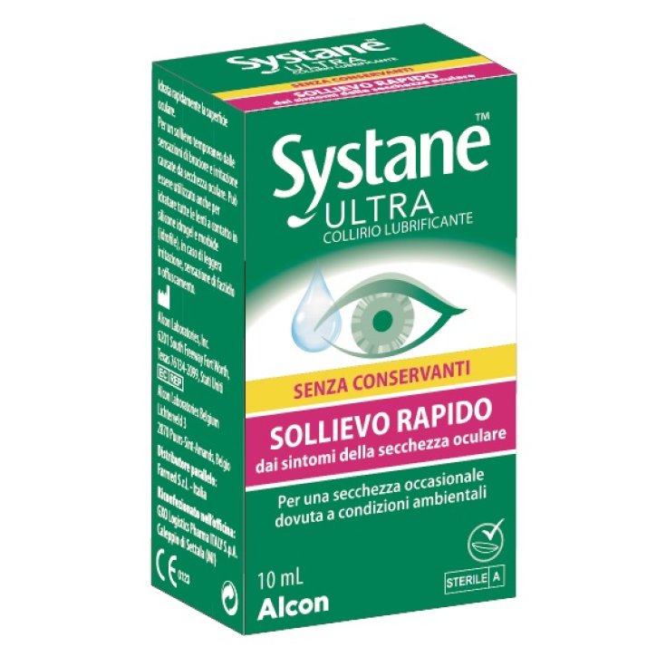 Systane&nbsp;ULTRA Senza Conservanti Gocce Lubrificanti 10ml