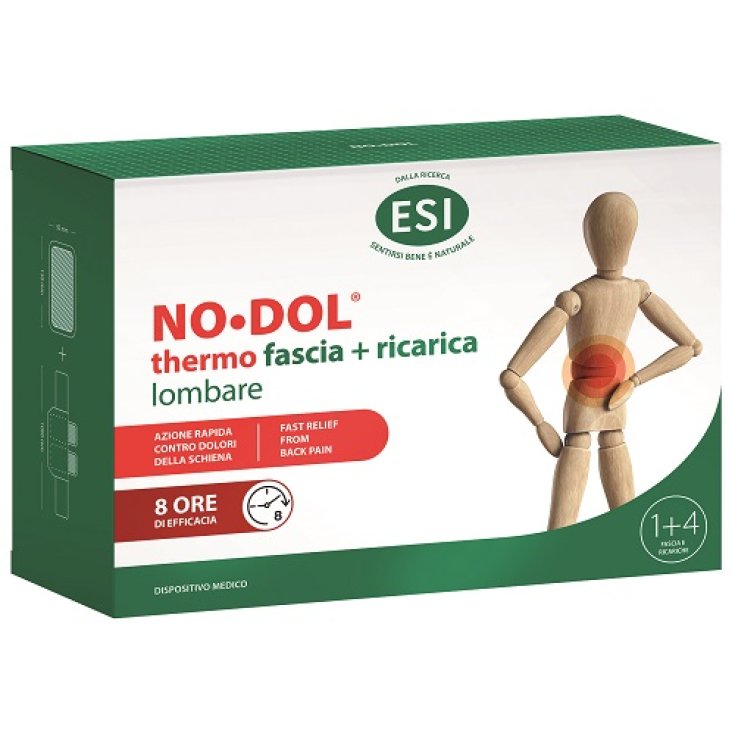 NO DOL Thermo Fascia + Cerotto Lombare ESI 1+4 Pezzi