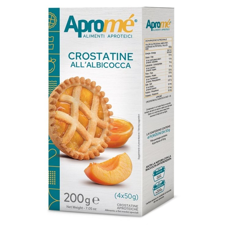 Crostatine Albicocca Aprom&eacute; 4x50g