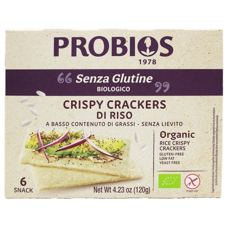 Crispy Crackers di Riso PROBIOS 6x20g