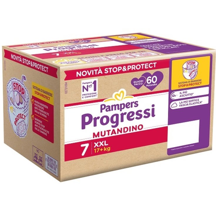 PAMPERS PROG MUT QUAD XXL 60PZ