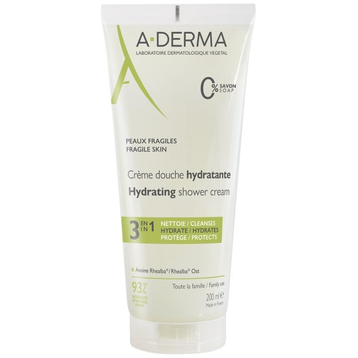 A-Derma Les Indispensables Crema Doccia Idratante Protettiva 200 ml