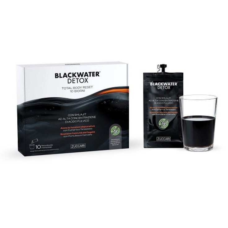 BLACKWATER&nbsp;DETOX Zuccari 10 Bustine