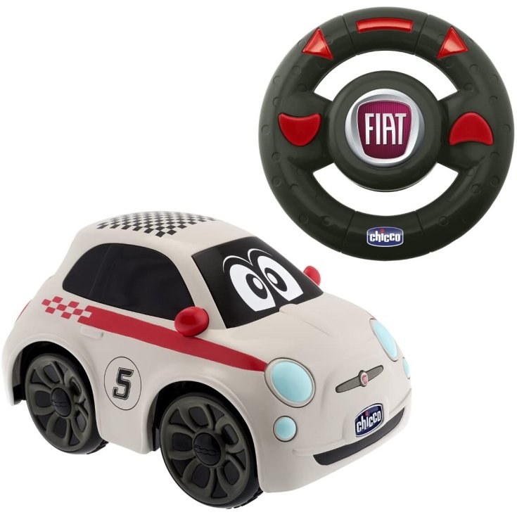 Fiat 500 Sport Avec Radio Commande Intuitive CHICCO 2-6 Ans