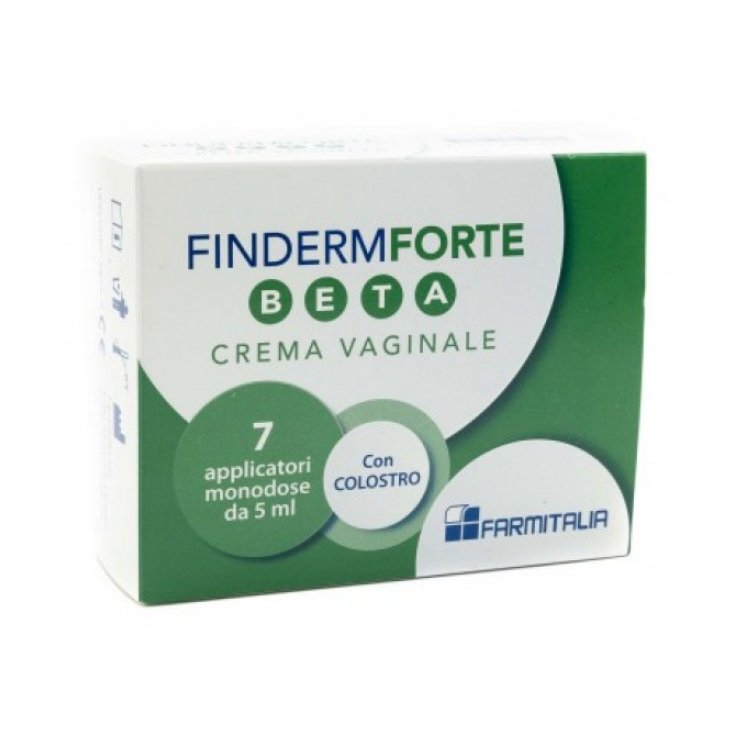 Finderm Forte Beta Crème Vaginale Farmitalia 7 Applicateurs de 5ml