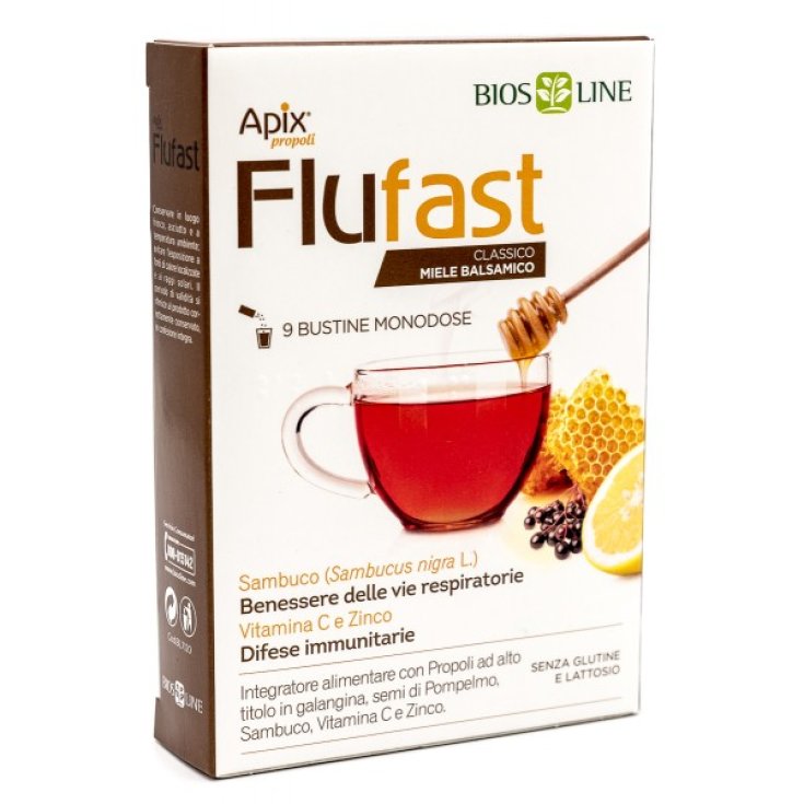 Flufast Apix BiosLine 9 Sachets unidoses