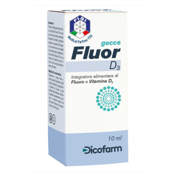 Fluor D3 Gouttes Dicofarm 10ml