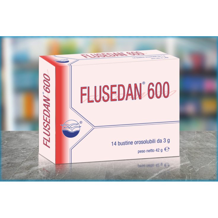 FLUSEDAN 600 14 Sachets Orosolubles