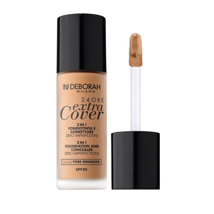 Fond de teint 24ORE EXTRA COVER 05 Ambre DEBORAH Milano 30ml