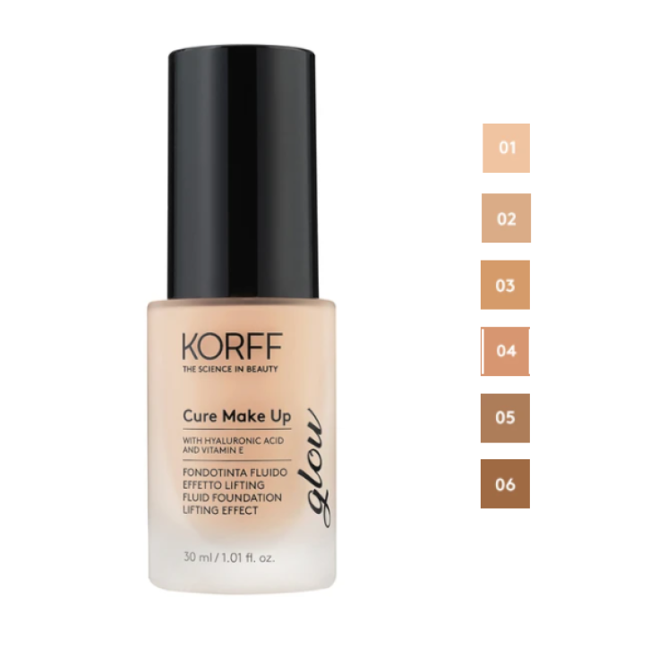 Fond de Teint Fluide Effet Lifting Glow Cure Make Up KORFF 03 30 ml