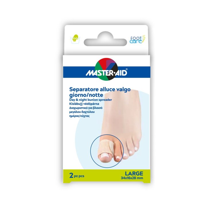 Foot Care Hallux Valgus Séparateur Master-Aid 2 Pièces