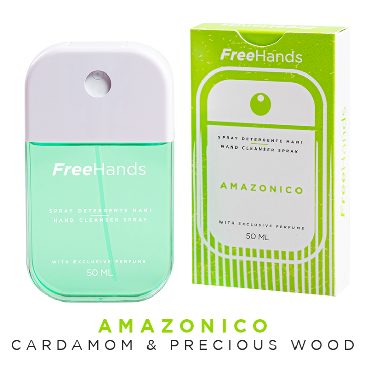 FreeHands Amazonico Parfum Nettoyant Mains Vaporisateur 50 ml