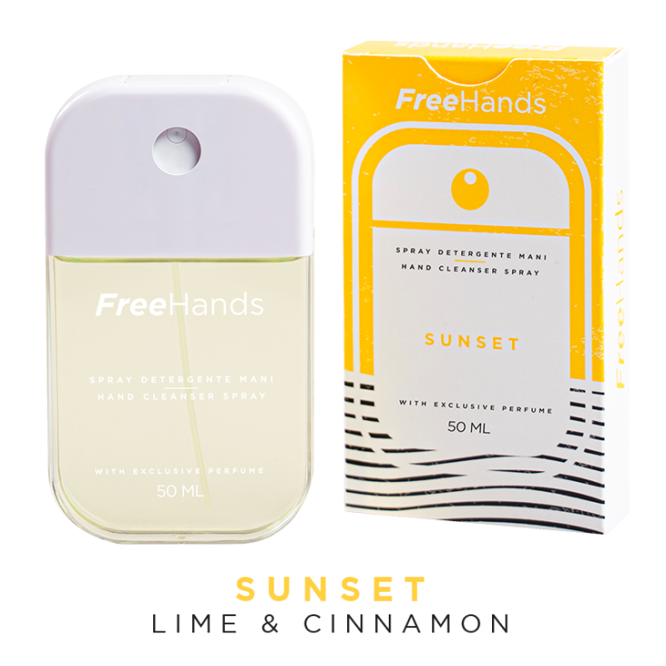 FreeHands Sunset Fragrance Nettoyant pour les mains en vaporisateur 50 ml