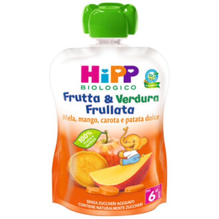 Smoothie Fruits & Légumes Pomme Mangue Carotte HiPP Bio 90g