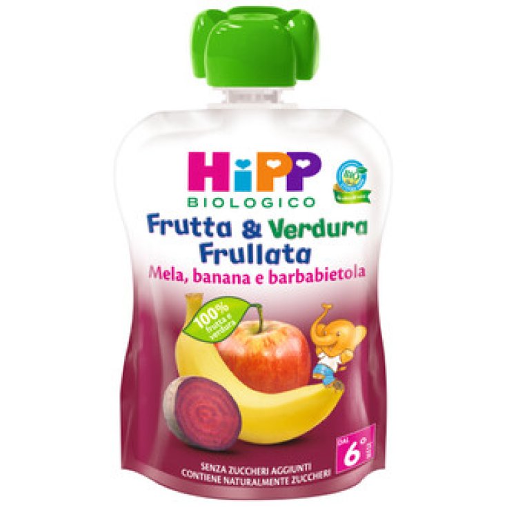 Smoothie Fruits & Légumes Pomme Banane Betterave HiPP Bio 90g