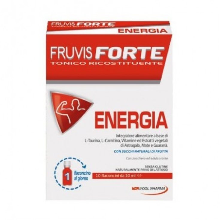 Fruvis Forte Energia Pool Pharma 10 Ampoules de 10 ml