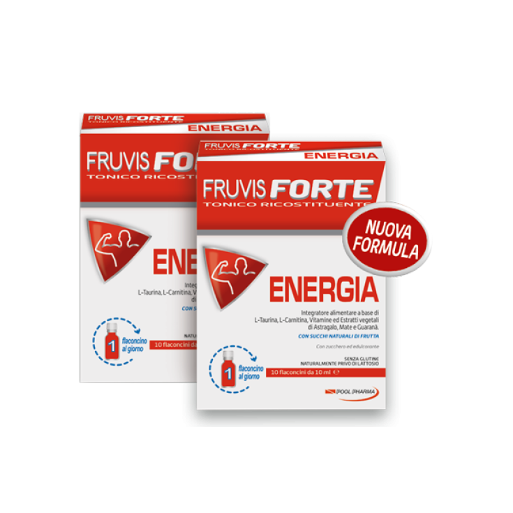 Fruvis Forte Energia Pool Pharma Nouvelle Formule 10 Ampoules De 10 ml