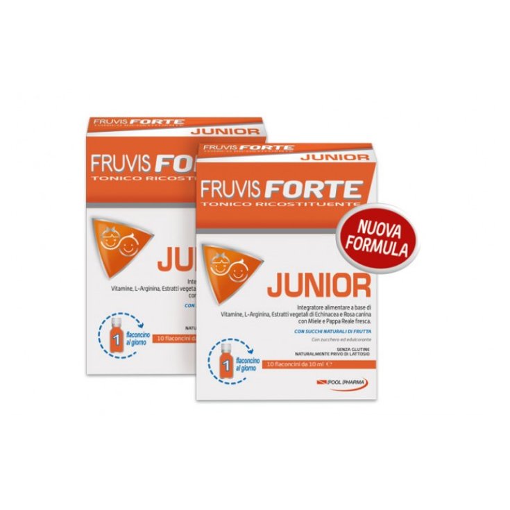 Fruvis Forte Junior PISCINE PHARMA 10 Ampoules 10ml