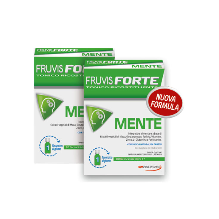 Fruvis Forte Mente Pool Pharma Nouvelle Formule 10 Flacons 10 ml