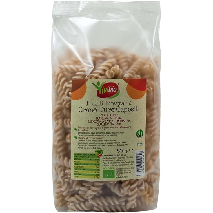 Fusilli de blé entier de blé dur Vivibio 500g