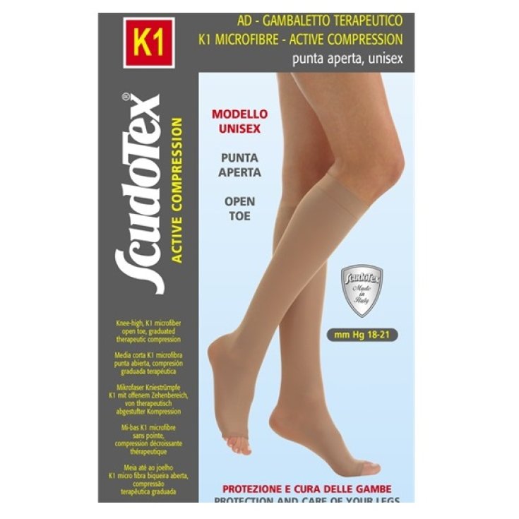 K1 Mi-Bas Microfibre Bout Ouvert ScudoTex Beige Taille 2