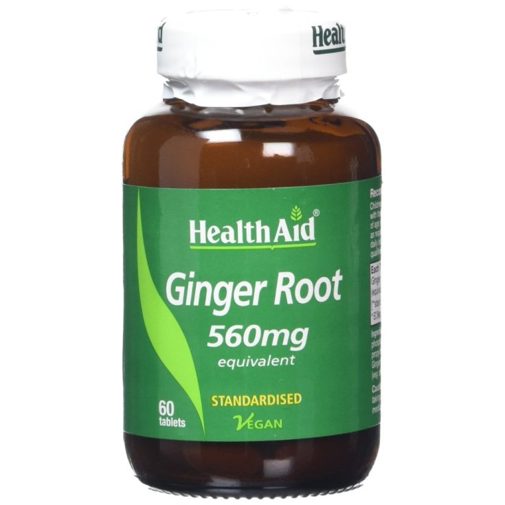 Racine de Gingembre 560mg HealthAid® 60 Comprimés