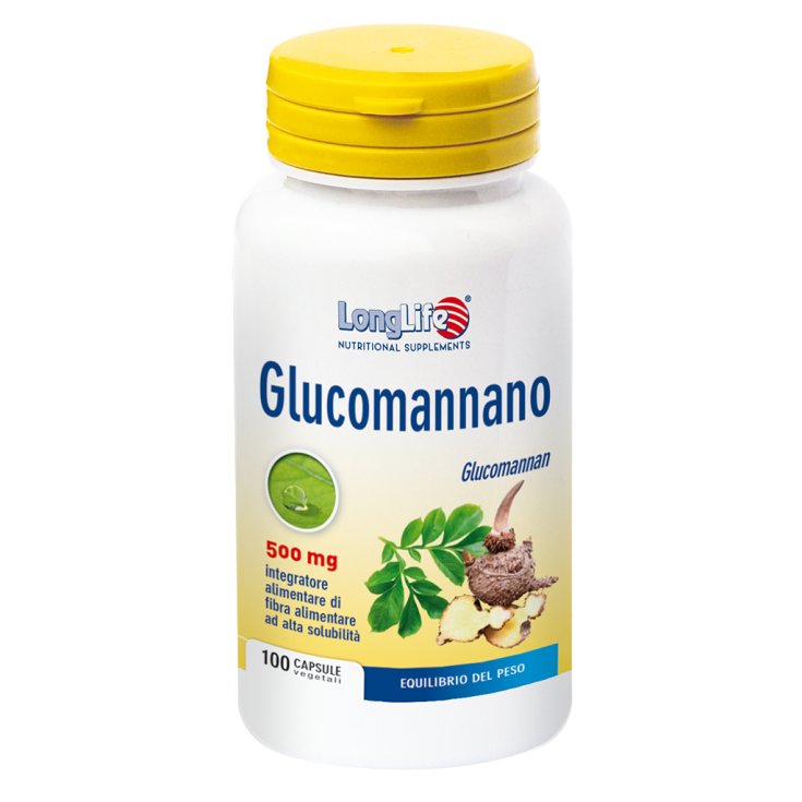 Glucomannane 500mg LongLife 100 Capsules Végétariennes