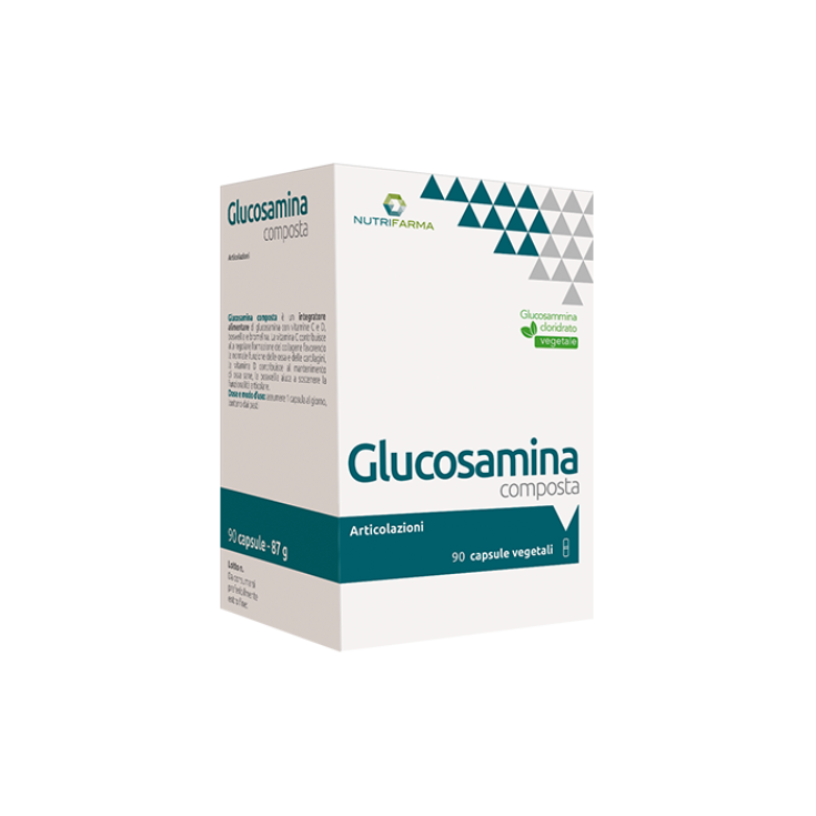 Composé de Glucosamine NutriFarma par Aqua Viva 90 Capsules Végétariennes