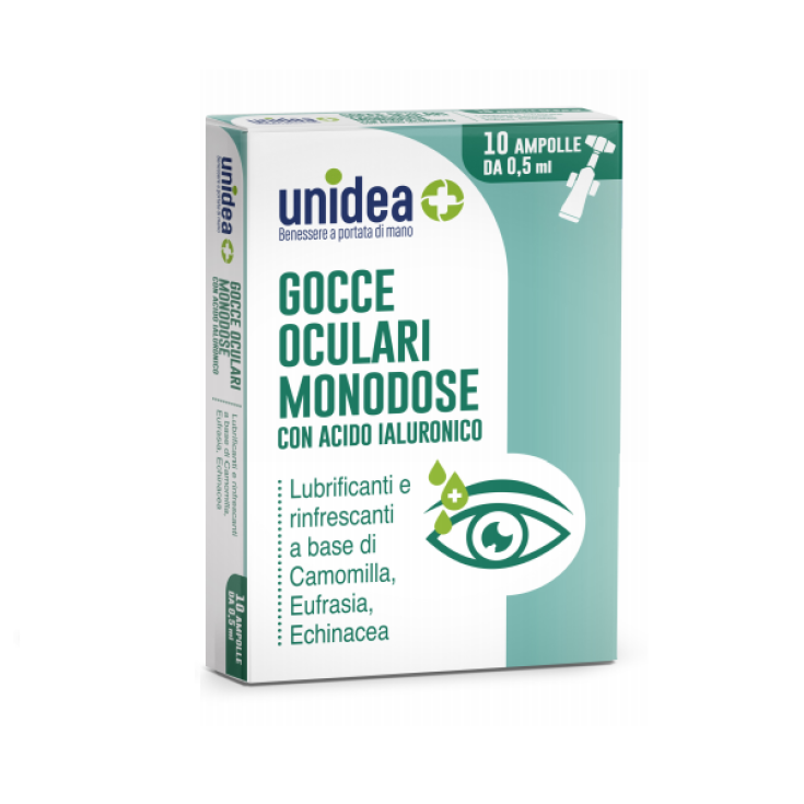 GOUTTES OCULAIRES UNIDEA 10 Ampoules