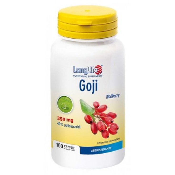 Goji 350mg LongLife 100 Capsules Végétariennes