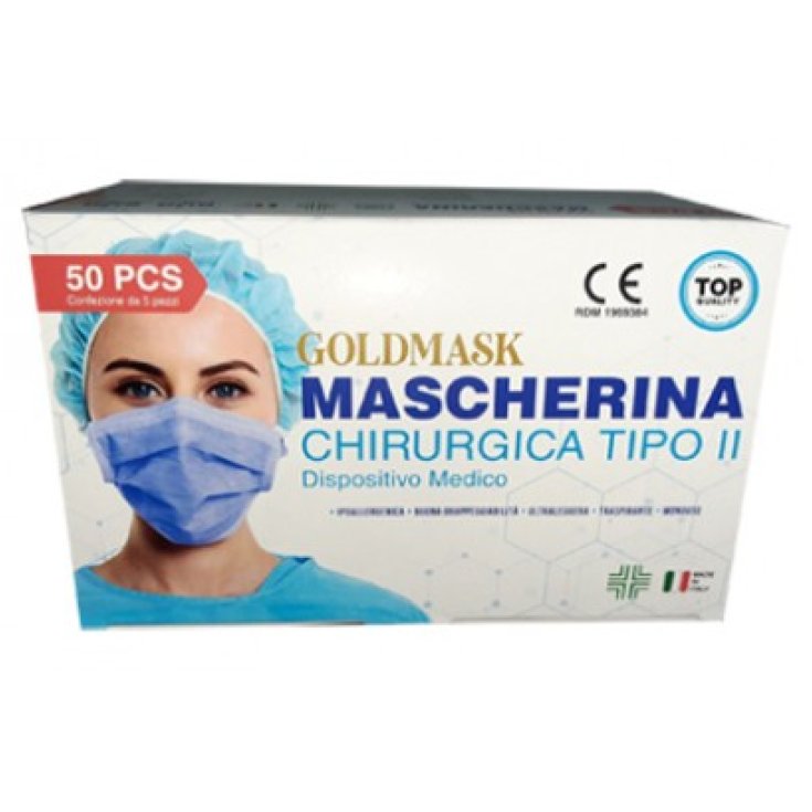 Masque Chirurgical GoldMask Type II 50 Masques