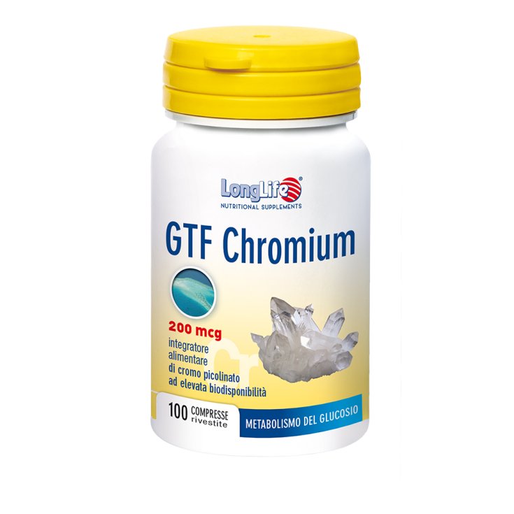 GTF Chrome 200mcg Longlife 100 Comprimés Enrobés