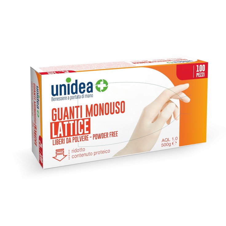 GANTS EN LATEX unidea Mesure L 100 Pièces