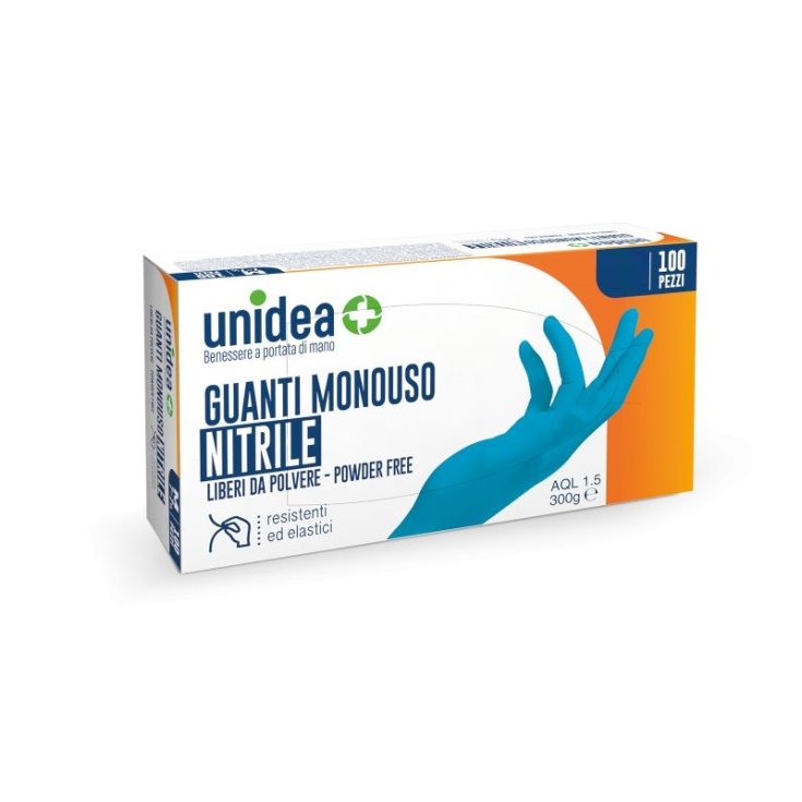 Unidea GANTS NITRILE Taille L 100 Pièces