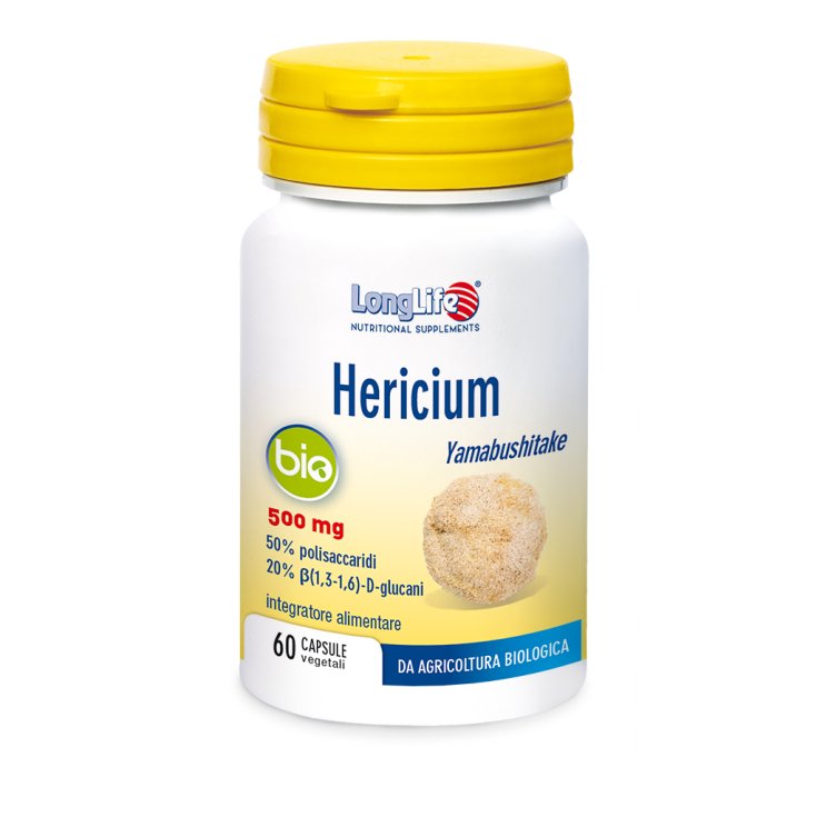 Hericium Bio 500mg LongLife 60 Capsules Végétariennes