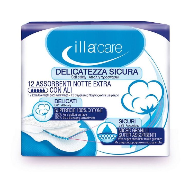 Illa® Care Night Extra Absorbants 12 pièces