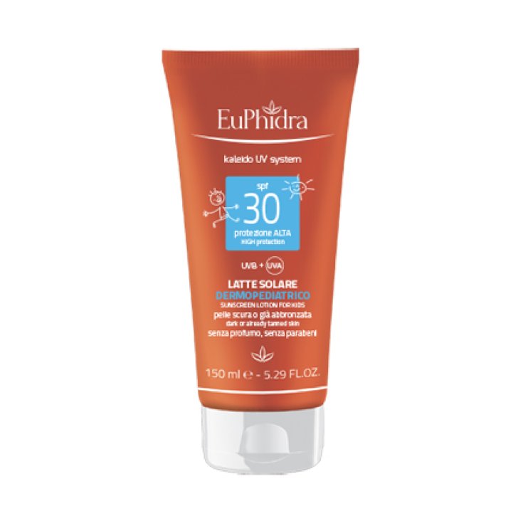 Kaleido UV System Lait Solaire Dermopédiatrique 30 + Euphidra 150 ml