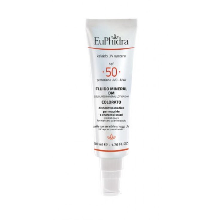 Kaleido Uv System Fluide Minéral Dm 50+ Coloré EuPhidra 50 ml