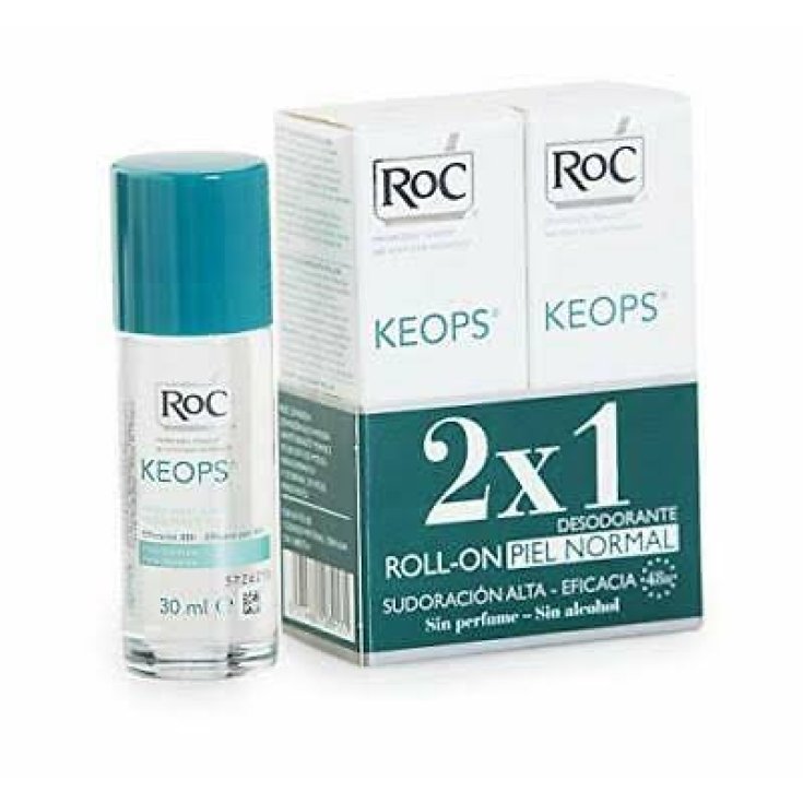 KEOPS Déodorant Roll-On Peau Normale RoC 2x30ml