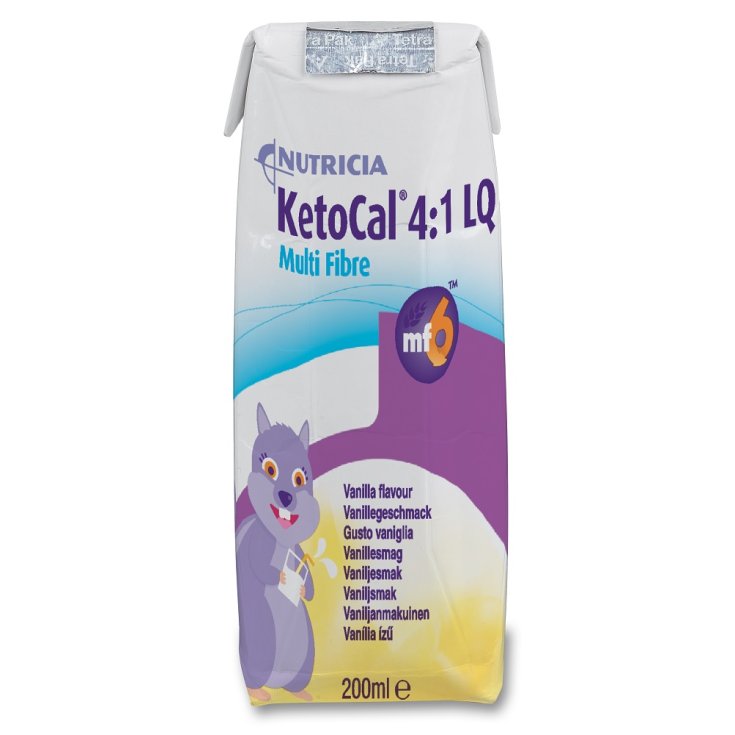 Ketocal 4: 1 Lq Multi Fibre Goût Vanille Nutricia 200ml