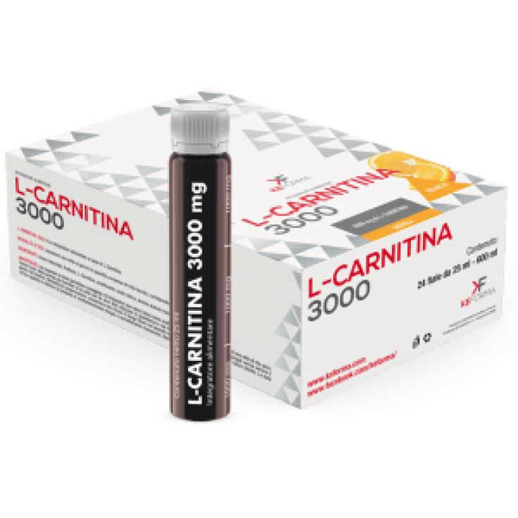 L-CARNITINE 3000 KeForma par Aqua Viva 24 Ampoules De 25 ml Orange