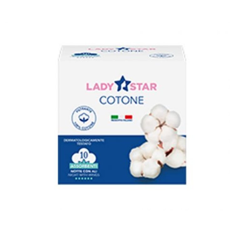 LadyStar Cotton Farvima Care 10 Absorbants Nuit
