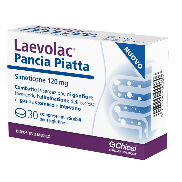 Laevolac® Ventre Plat Chiesi 30 Comprimés à Croquer