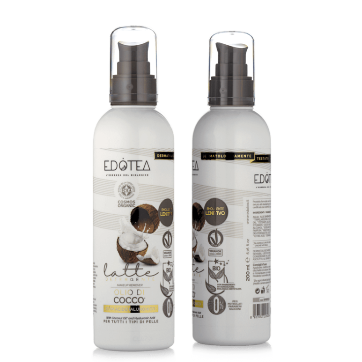 EDOTEA Lait Démaquillant à l'Huile de Coco 200ml EDOTEA Lait Démaquillant à l'Huile de Coco 200ml