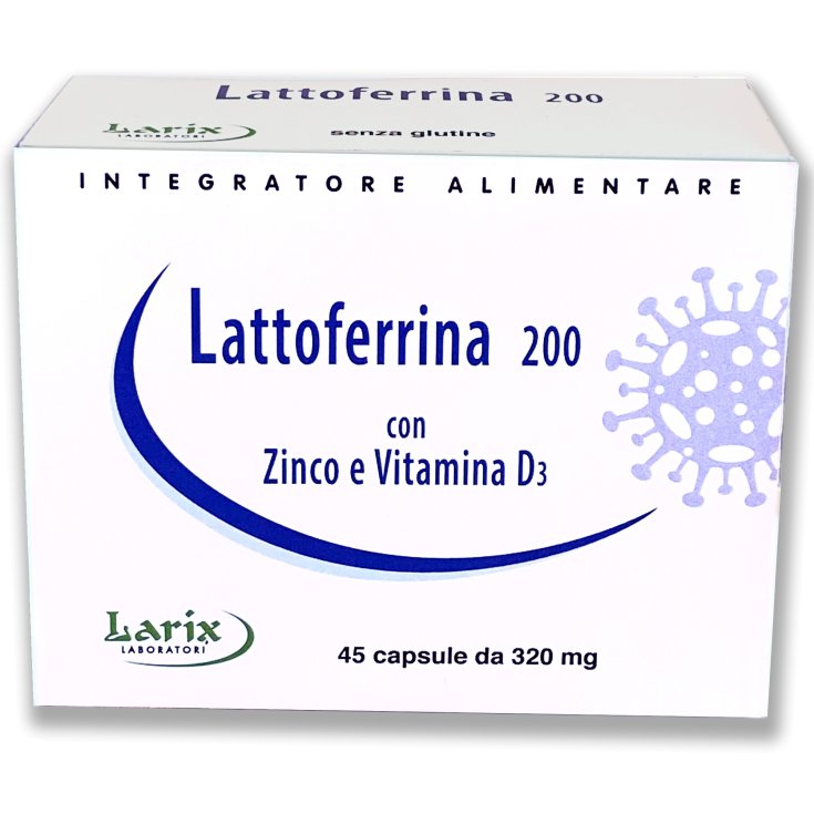 Lactoferrine 200 Laboratoires Larix 45 Gélules