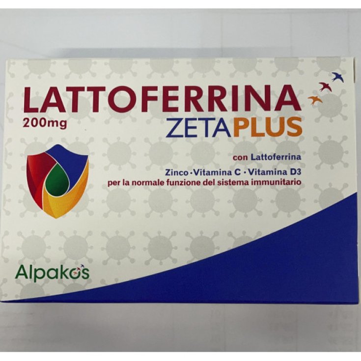 LATTOFERRINA 200mg ZETA PLUS Alpakos 20 Comprimés